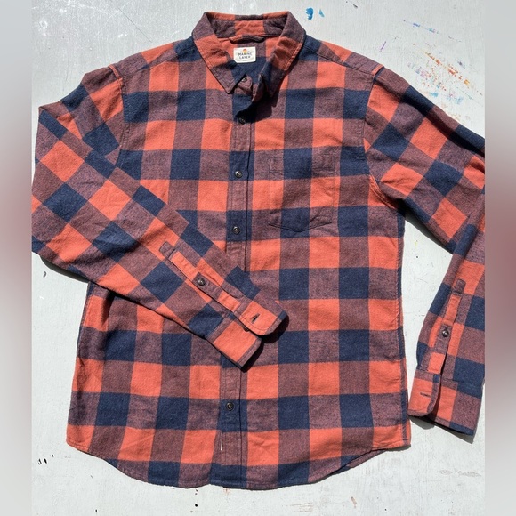 Men's Marine Layer Shirt Multicolor Button-Down S Logo Preppy Quiet Luxury Norm - Picture 6 of 15